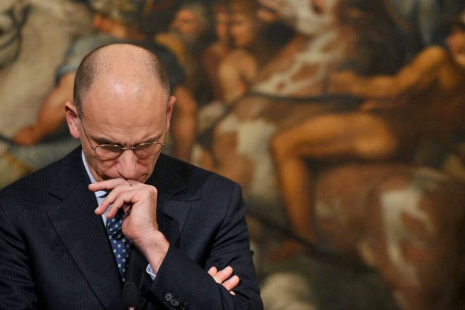 Enrico Letta dimitió como primer ministro de Italia