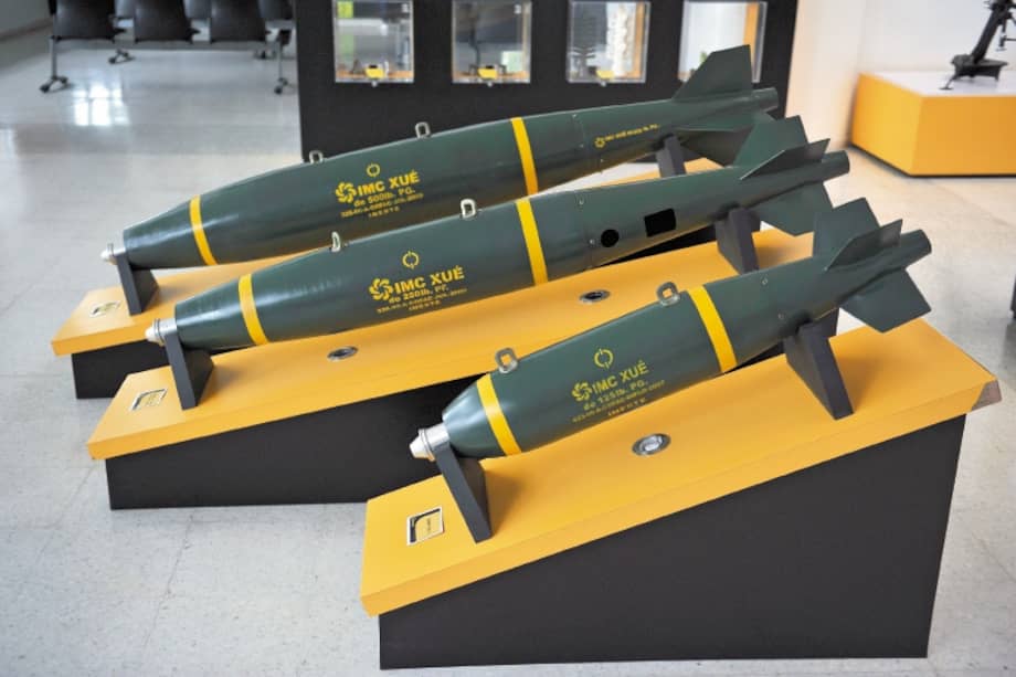 Las bombas que se fabrican en Colombia pesan 125, 250 o 500 libras. / Gustavo Torrijos