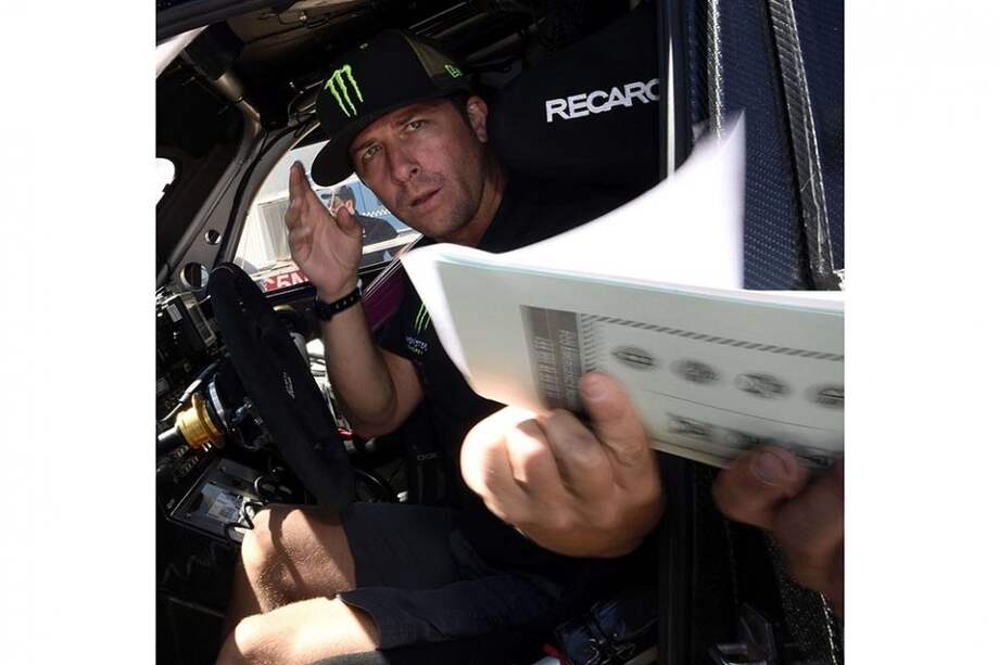 La mejor posición de Orlando Terranova en el rally fue el quinto lugar en 2013. / AFP