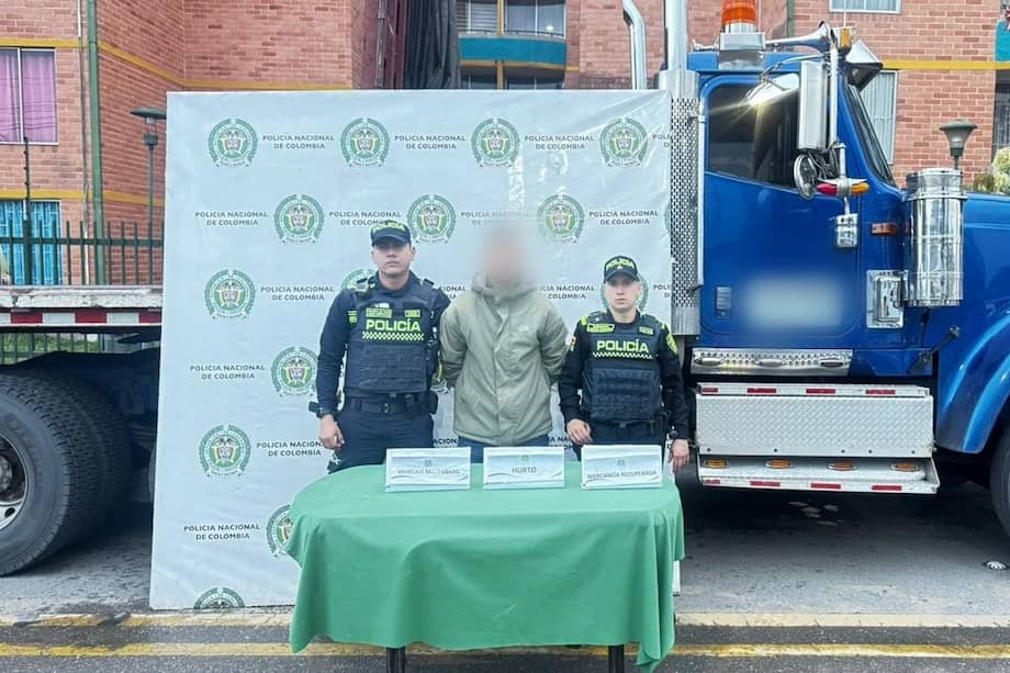 El capturado, de 24 años, es señalado de hurtar una tractomula que transportaba 28 toneladas de cobre avaluadas en más de COP 1.200 millones.