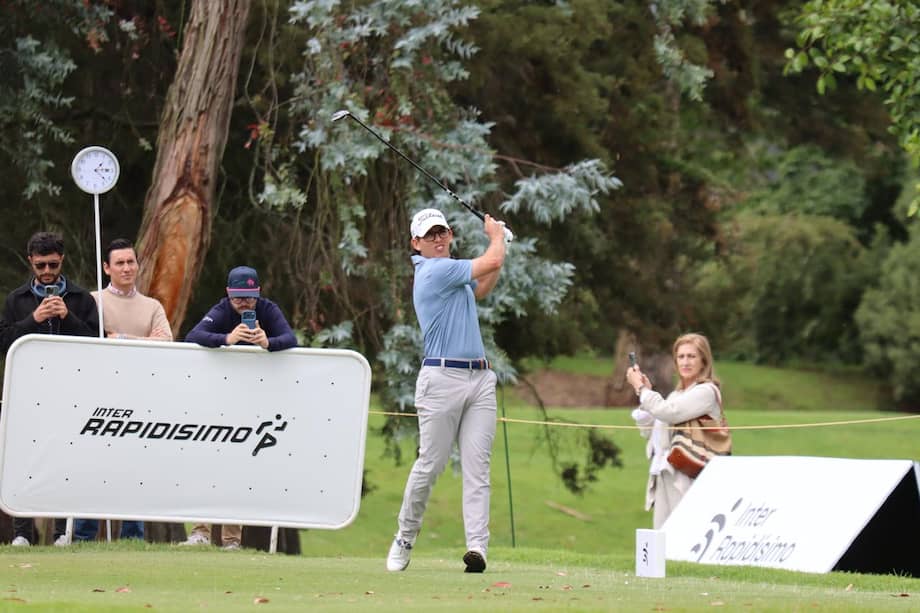El golfista vallecaucano Nicolás Quintero es uno de los tres colombianos que superaron el corte en el Inter Rapidísimo Golf Championship.