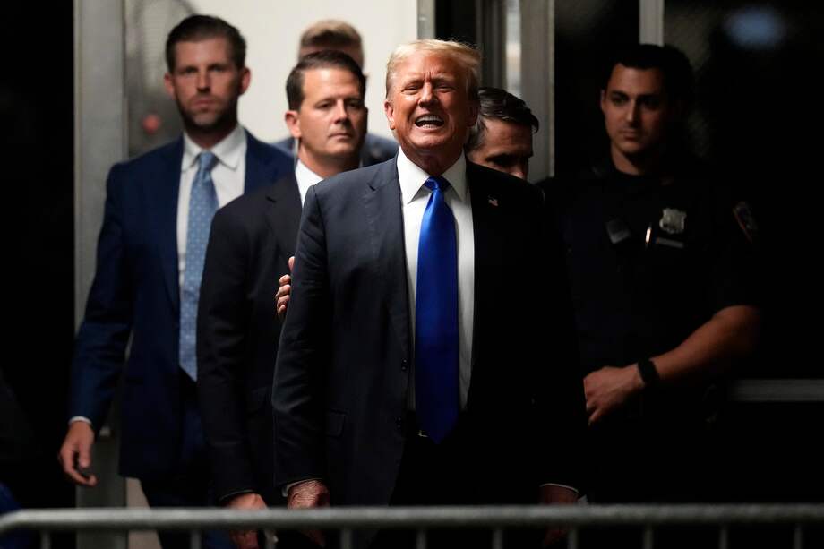 Donald Trump en la Corte este 30 de mayo.