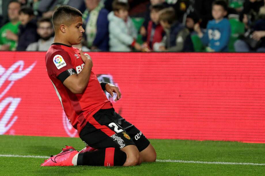 El colombiano Juan Camilo Hernández, futbolista del Mallorca español.