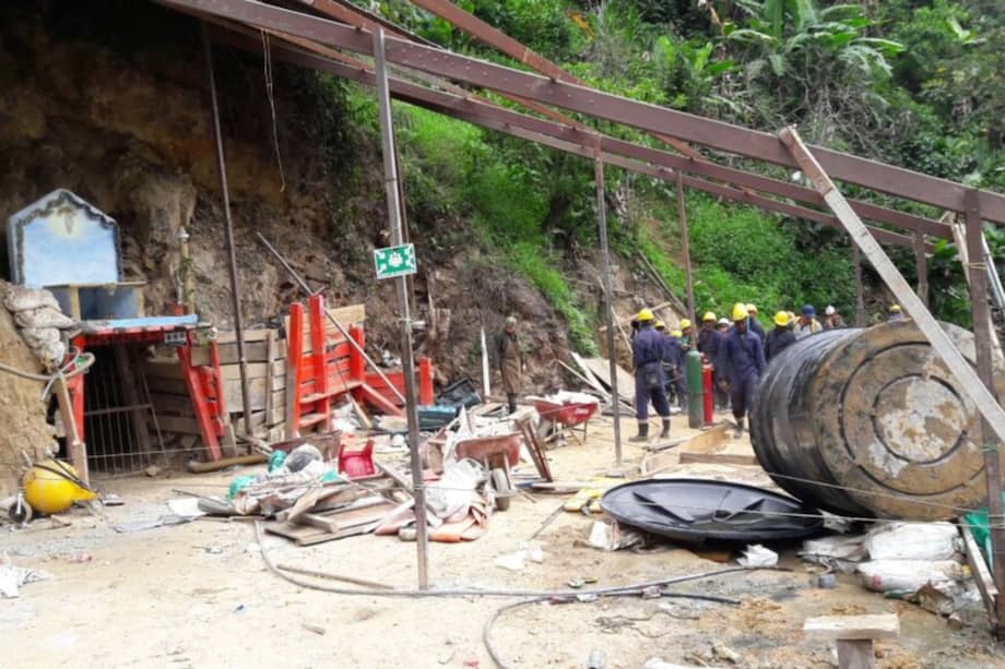 El título de la Continental Gold está ubicado en una pendiente montañosa en el Valle de Higabra.