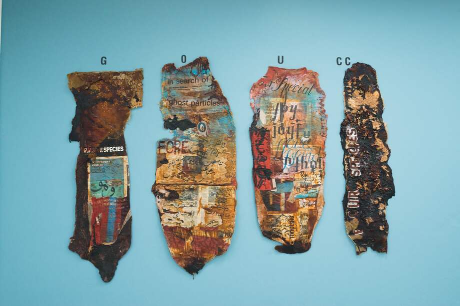 Imagen de una de las obras de la artista Mandy El-Sayheg, de la serie ‘Four Seasone’, que se exhibe en la galería Instituto de Visión, de Bogotá. / Cortesía