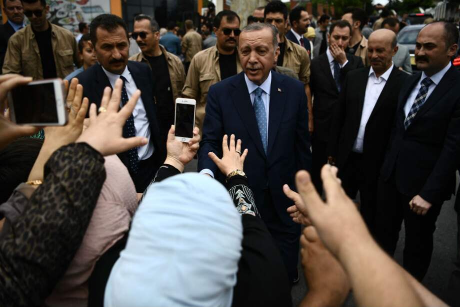 Recep Tayyip Erdogan recibió en las urnas el respaldo de los turcos. / AFP