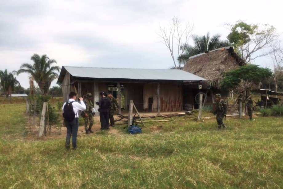 Esta es una de las propiedades incautadas por las autoridades, cuyos dueños serían testaferros del frente Domingo Laín del Eln. / Fiscalía General
