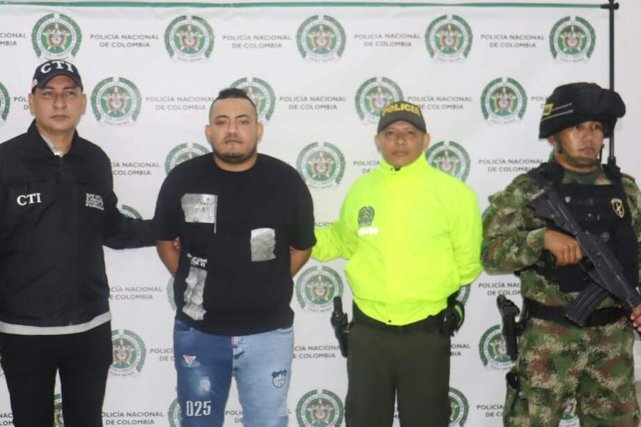 Capturan en Montería al "jefe de sicarios" de la Subestructura Javier Yépez Cantero del Clan del Golfo.