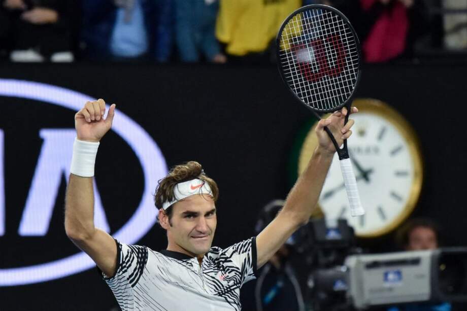 Roger Federer avanzó a la final de Grand Slam número 28 de su carrera. Foto: AFP