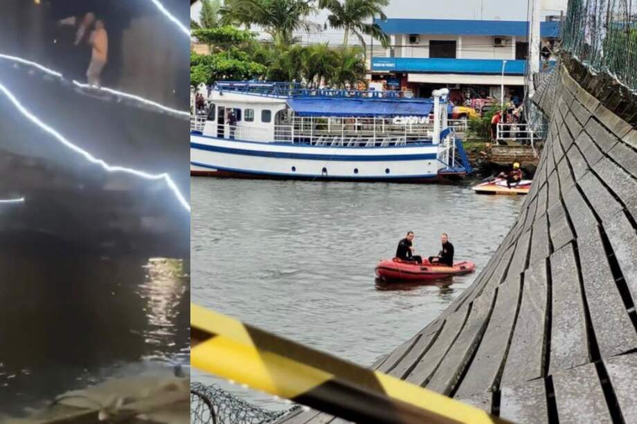 La estructura conectaba dos ciudades del sur de Brasil.