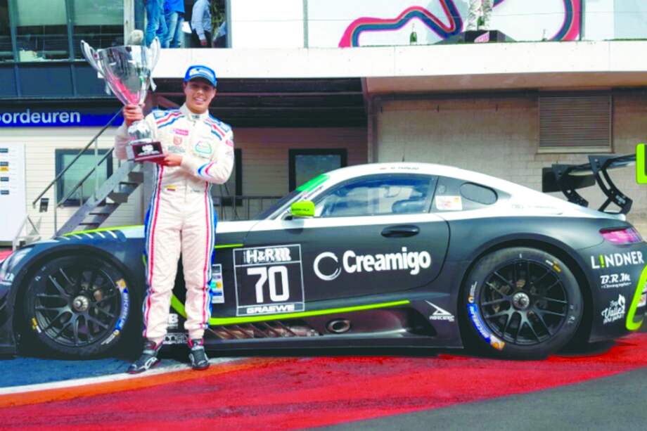 Óscar Túnjo, piloto colombiano que sueña con llegar a la F1. / Cortesía