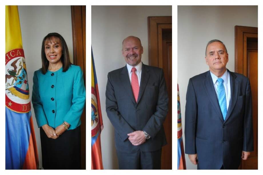 De izq a der: Stella Carvajal, Rafael Francisco Suárez y Jaime Rodríguez.