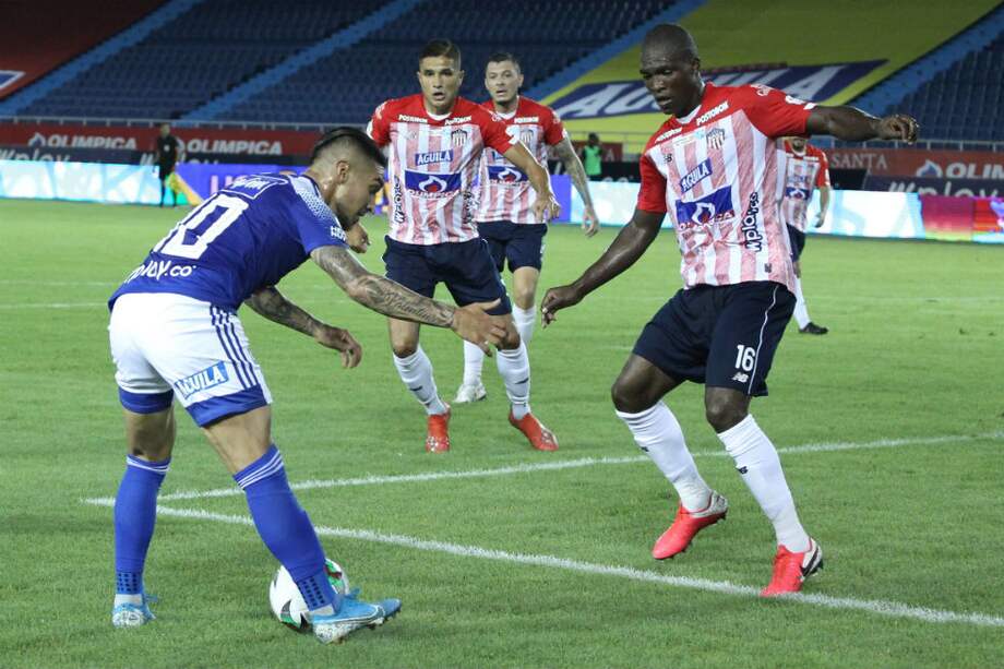 Cristian Arango (izqu.) fue uno de los jugadores más destacados de Millonarios