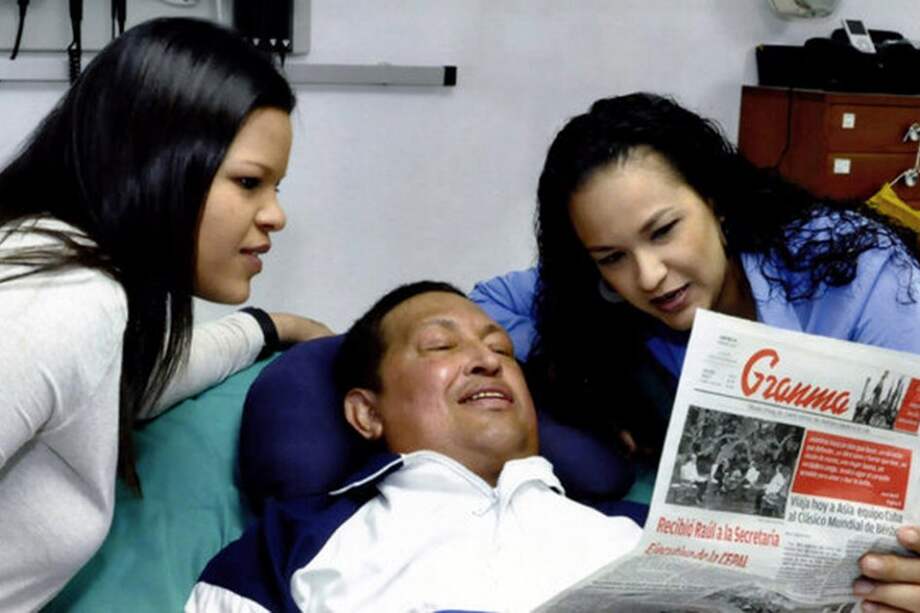 Una de las primeras imágenes del presidente Hugo Rafael Chávez Frías./ AFP