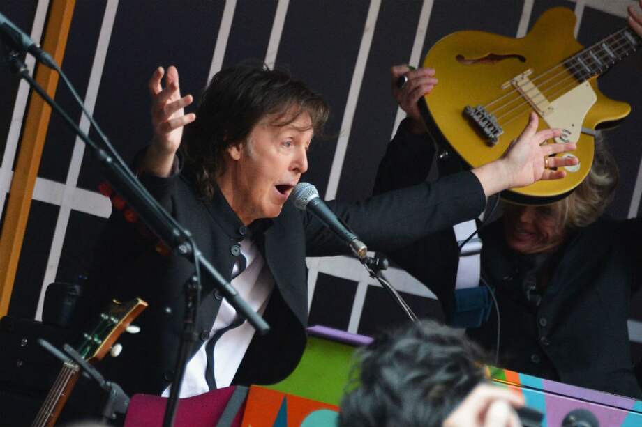Sir Paul McCartney en Times Square el pasado 10 de octubre de 2013