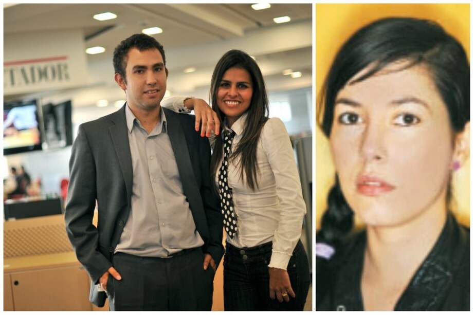 Sebastián Jimenez y Diana Durán, de la sección Judicial, y Viviana Londoño, de la sección vivir, ganadores del premio de periodismo Simón Bolívar a mejor cubrimiento de noticia.