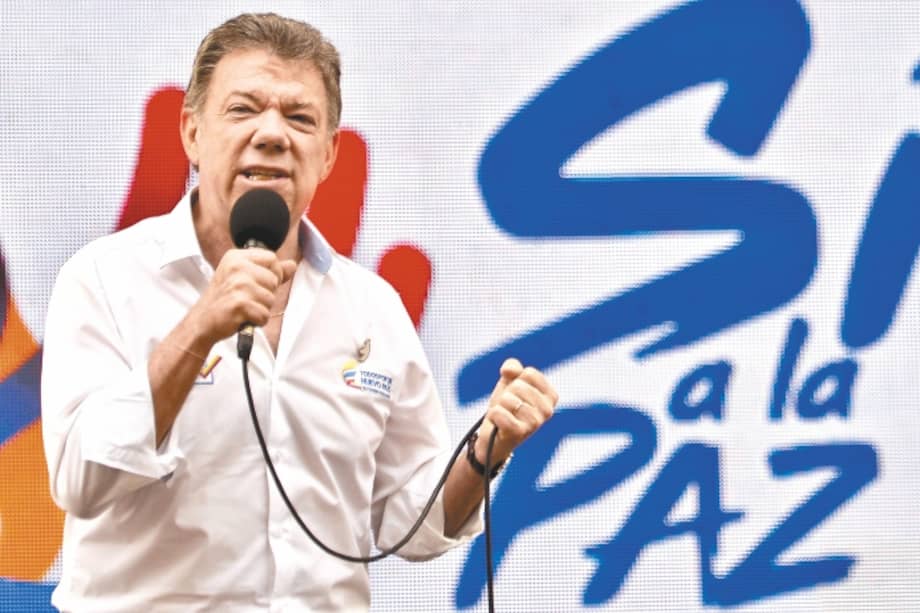 Para el presidente Santos, la paz es el bien supremo de una sociedad, el más sagrado y el legado más valioso que podemos dejarles a nuestros hijos. / AFP