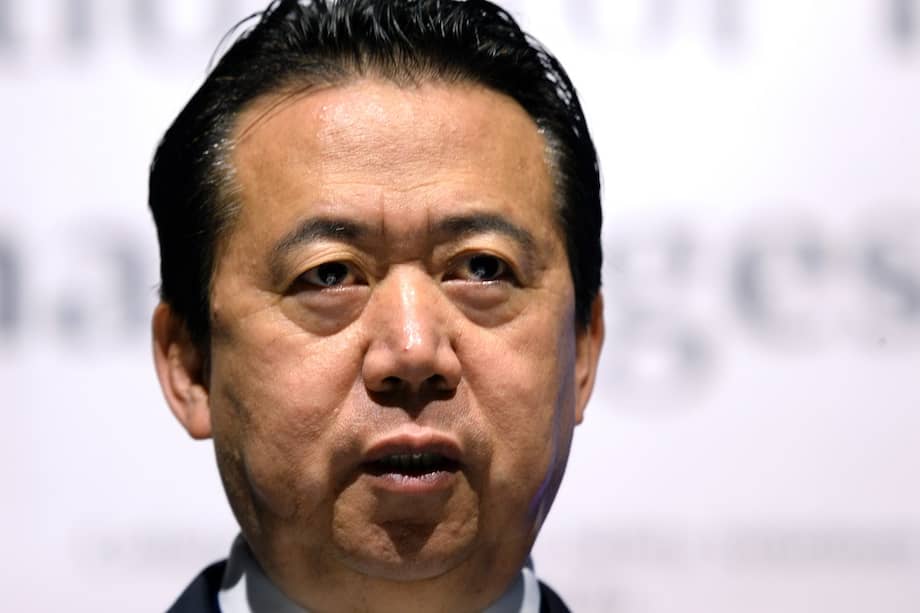 Meng Hongwei, expresidente de la Interpol acusado de corrupción en China. / AFP