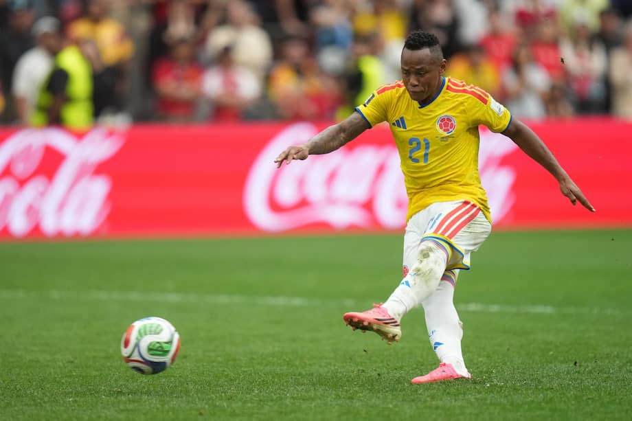 Jáminton Campaz disputó tres partidos en el Mundial de Norteaméirca 2026.