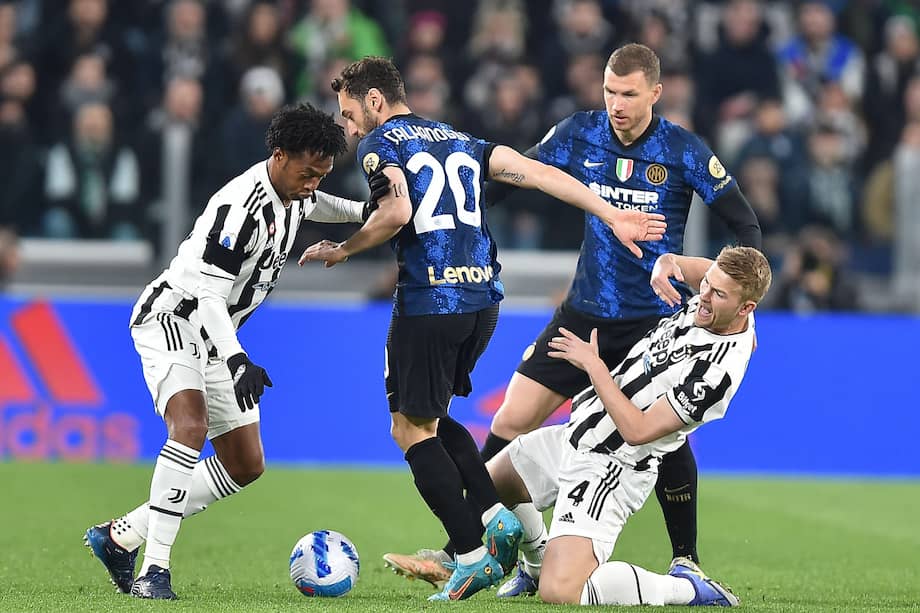 Cuadrado en el partido contra Inter de Milán // EFE/EPA/Alessandro Di Marco