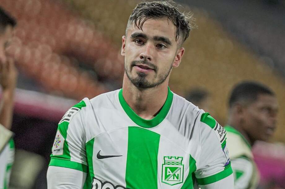 Tomás Ángel, figura de Nacional en el juego contra América.