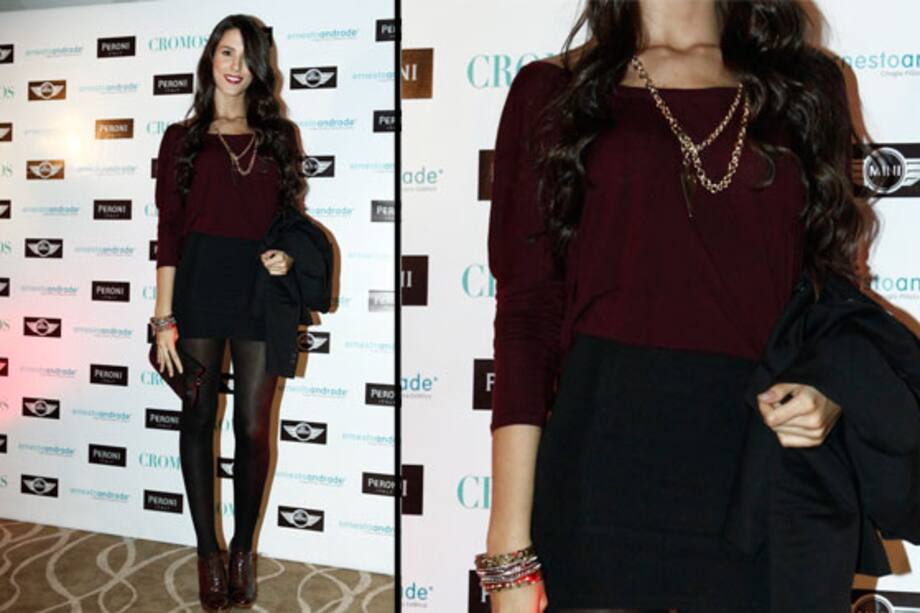 Vino y negro, muy elegantes