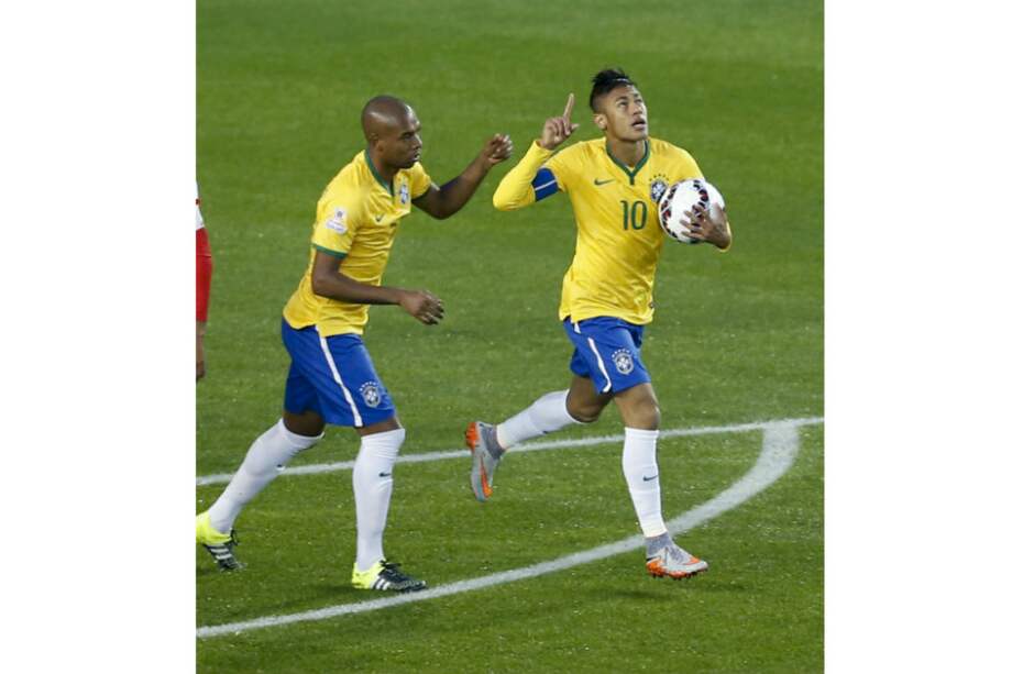 Neymar fue la gran figura de la jornada dominical de la Copa América.