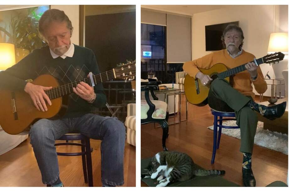 Gerardo de Franicisco en una jornada de su serenata tuitera. / Cortesía