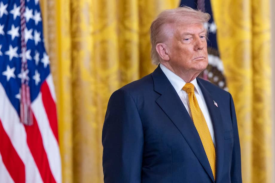 Donald Trump durante un evento en la Casa Blanca. Imagen de referencia.