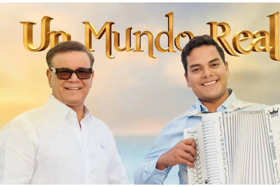 Esta es carátula oficial de "Un mundo real", la próxima producción de Iván Villazón al lado del acordeonero 'Tuto López.