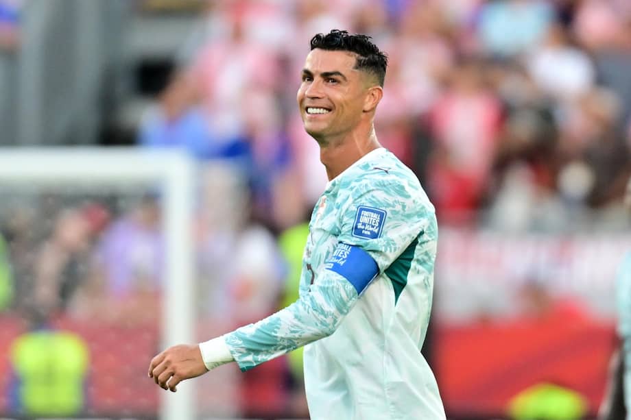 Cristiano Ronaldo, en el partido entre Portugal y Croacia.