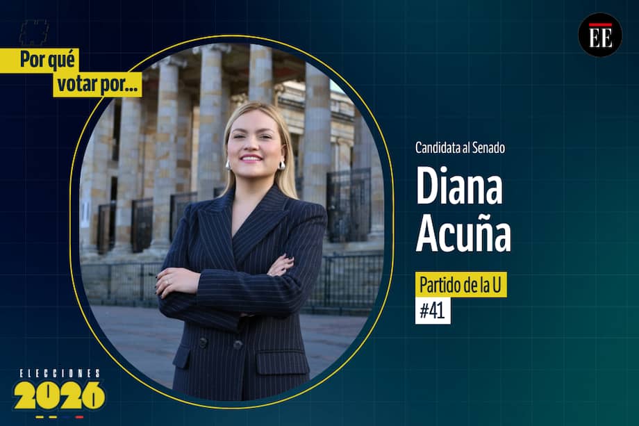 Diana Acuña, candidata al Senado.