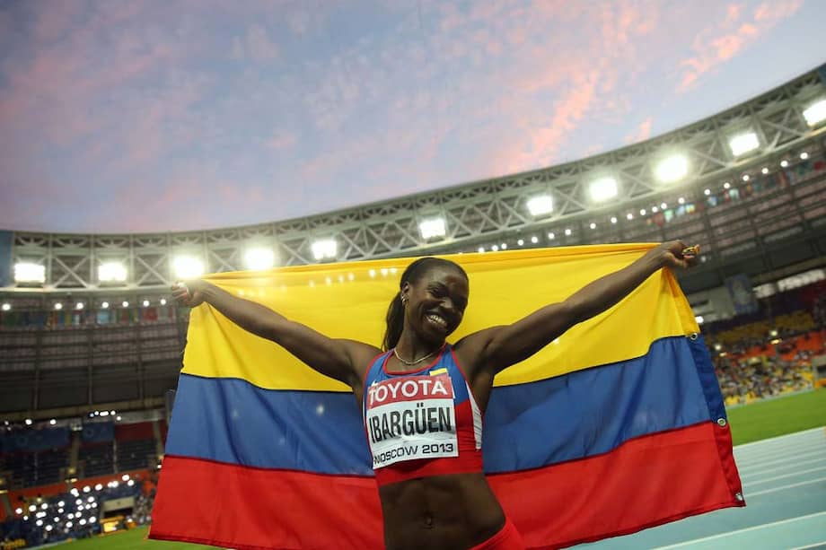 La atleta Caterine Ibargüen. / AFP