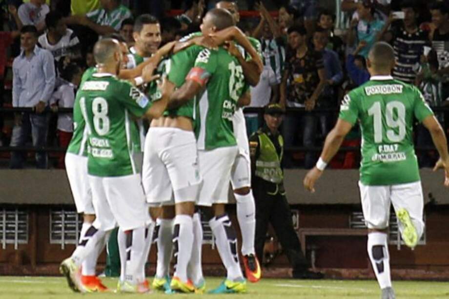 Atlético Nacional, nuevo líder de la Liga. Foto: AFP