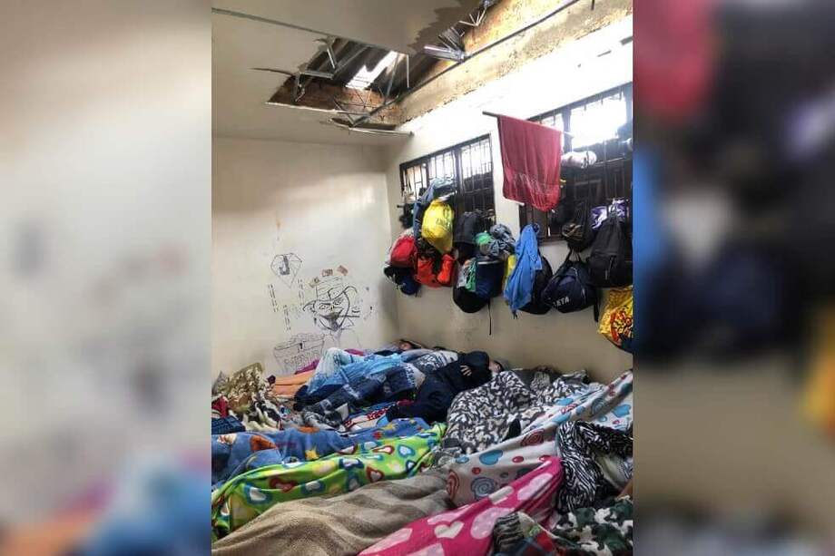 Esta fue una de las fotografías que, en su momento, distribuyó la Personería, en la que se puede ver las condiciones en la que permanecen muchos detenidos en la ciudad. / Cortesía Personería