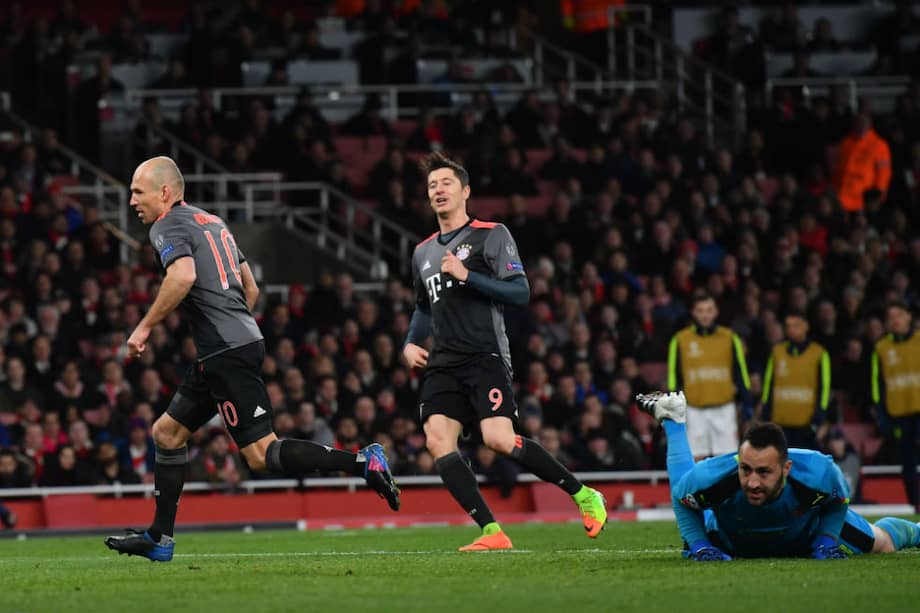 Bayern Múnich avanzó a cuartos de final de la Liga de Campeones. / AFP