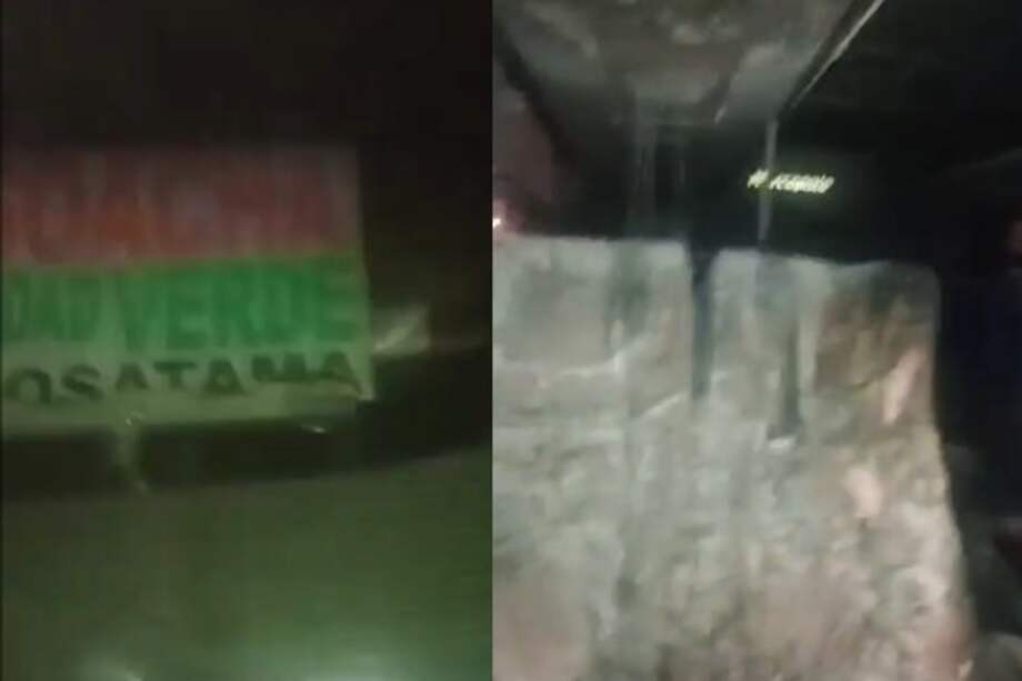 La noche del miércoles 12 de junio un vehículo de servicio público fue incinerado por dos sujetos que se hicieron pasar por pasajeros. Una mujer resultó herida.