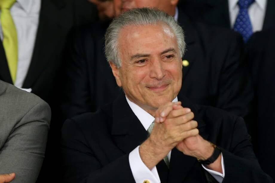 Michel Temer, presidente interino de Brasil. / Bloomberg News
