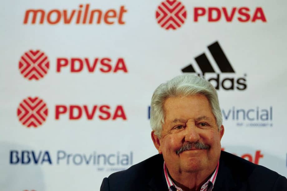 Rafael Esquivel, expresidente de la Federación Venezolana de Fútbol. / AFP