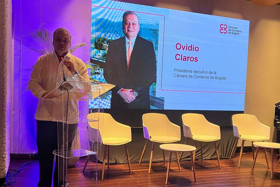 Ovidio Claros Polanco, presidente de la Cámara de Comercio de Bogotá.