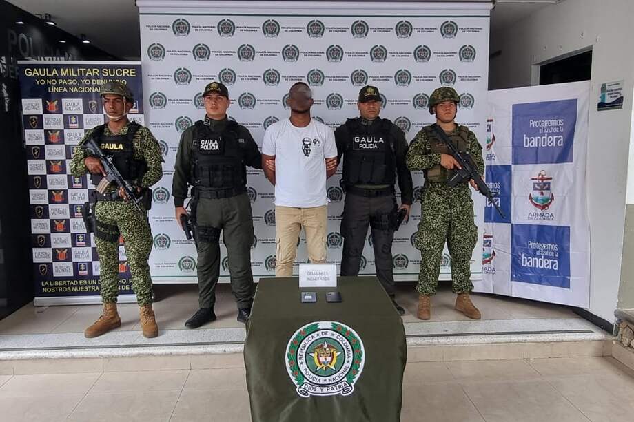 Uno de los líderes, al parecer, del Clan del Golfo, fue capturado en Sincelejo (Sucre).