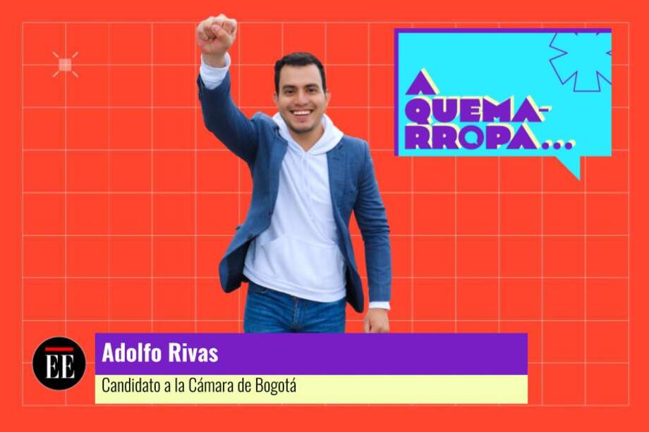 Adolfo Rivas es candidato a la Cámara de Bogotá por la Alianza Verde. Tiene el número 115 en el tarjetón.