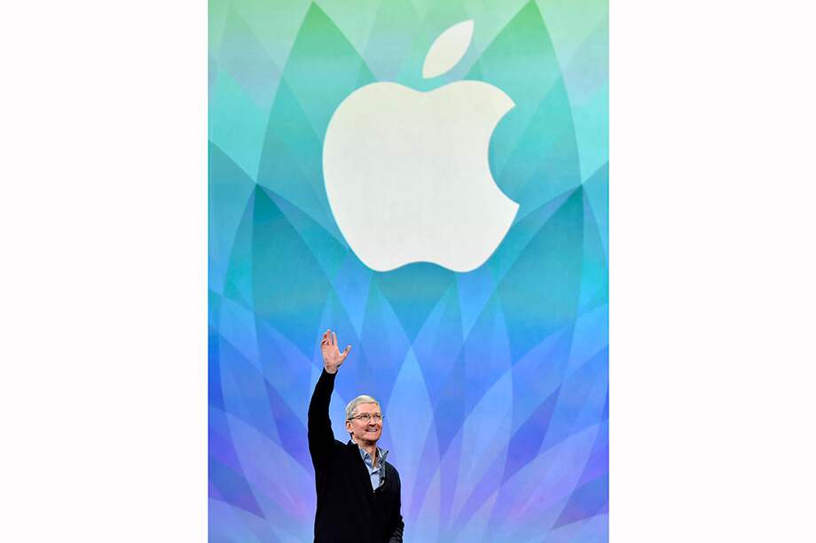 Tim Cook, CEO de Apple. / Bloomberg