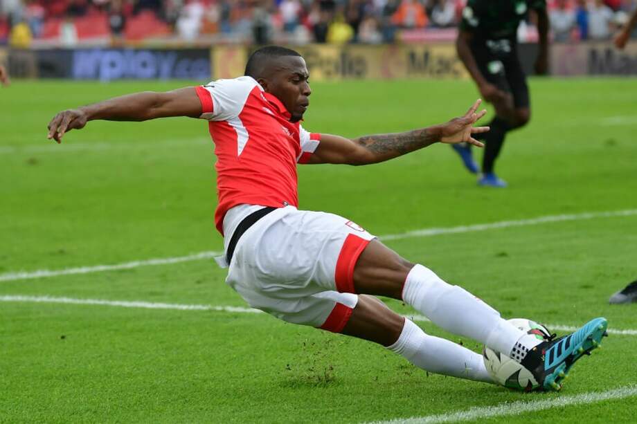 Maicol Balanta, jugador de Santa Fe. / Óscar Pérez