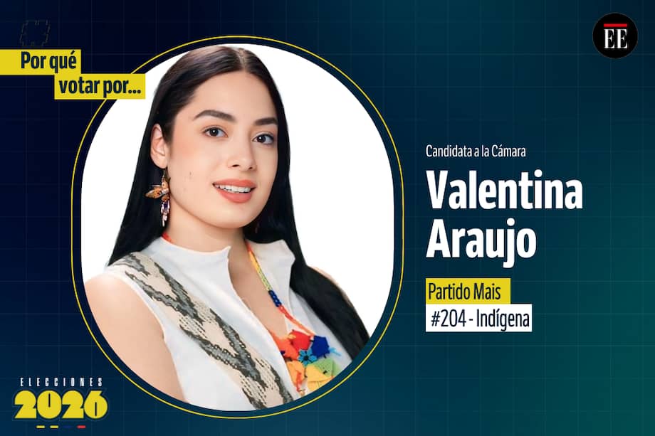 Valentina Araujo, candidata a la Cámara.