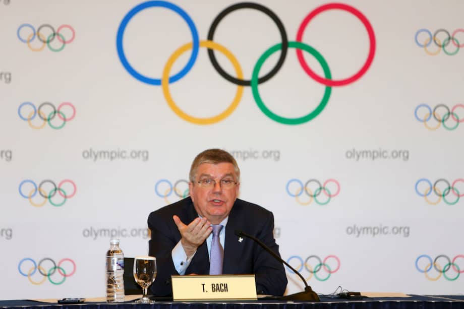 Thomas Bach, presidente del Comité Olímpico Internacional / AFP