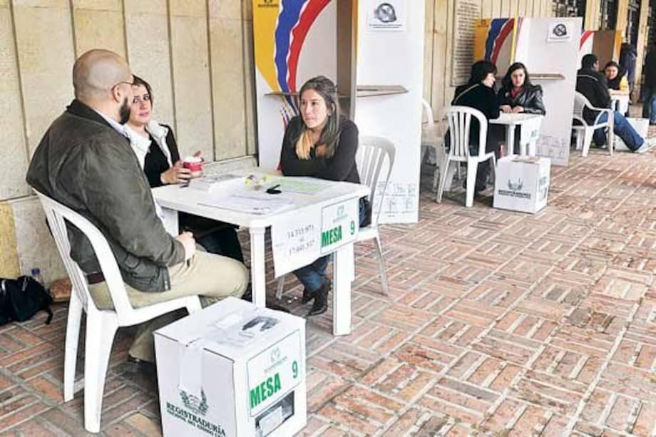 Jurados de votación.