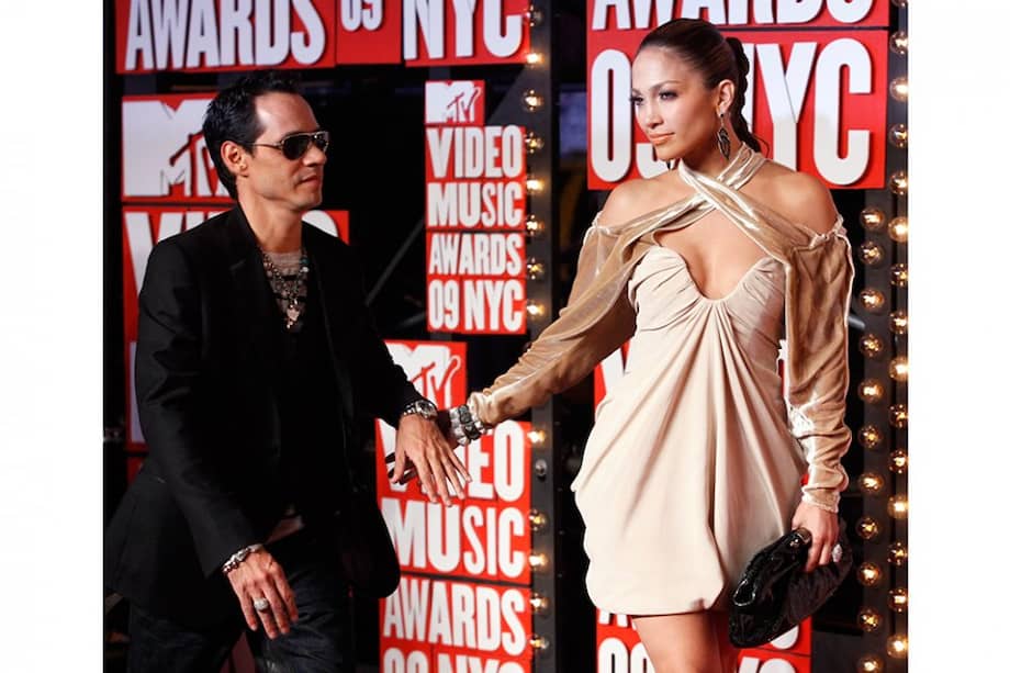 Marc Anthony y Jennifer Lopez en los MTV Video Music Awards de 2009. / Archivo