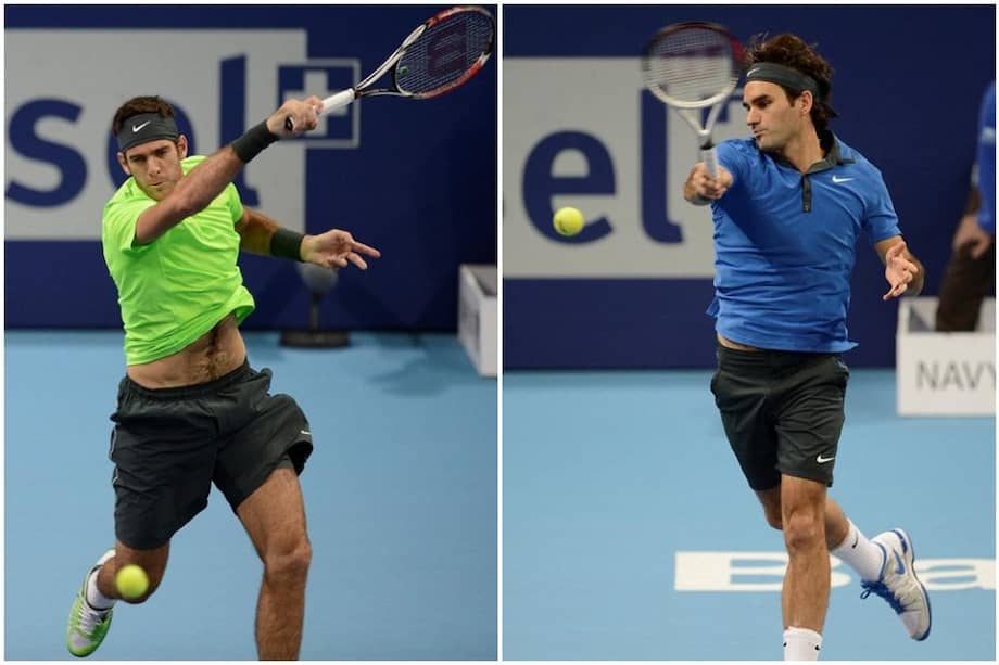 Juan Martín del Potro y roger Federer se medirán en la final de Basilea.