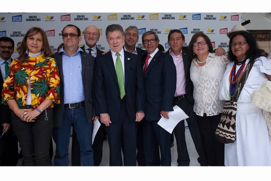 Líderes verdes se vincularon a la campaña de Juan Manuel Santos. / Archivo particular